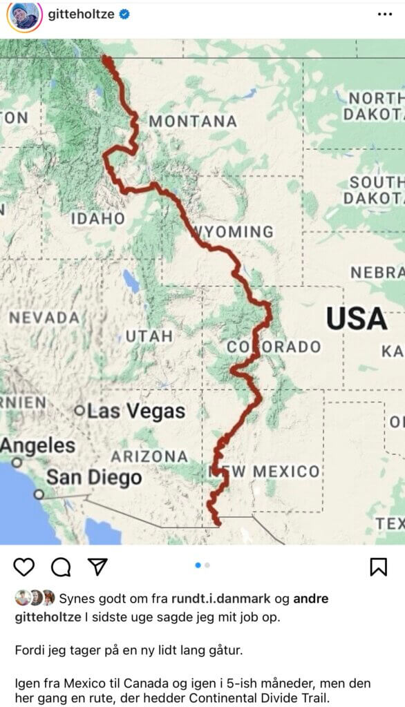 Continental divide trail instagram opslag